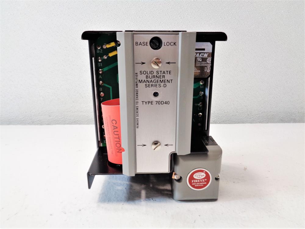Fireye 70D40 Solid State Burner Management Controller (Black Cover)